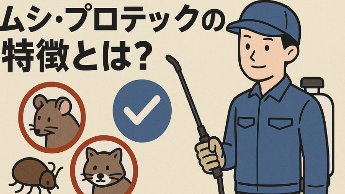ムシ・プロテックの特徴とは?