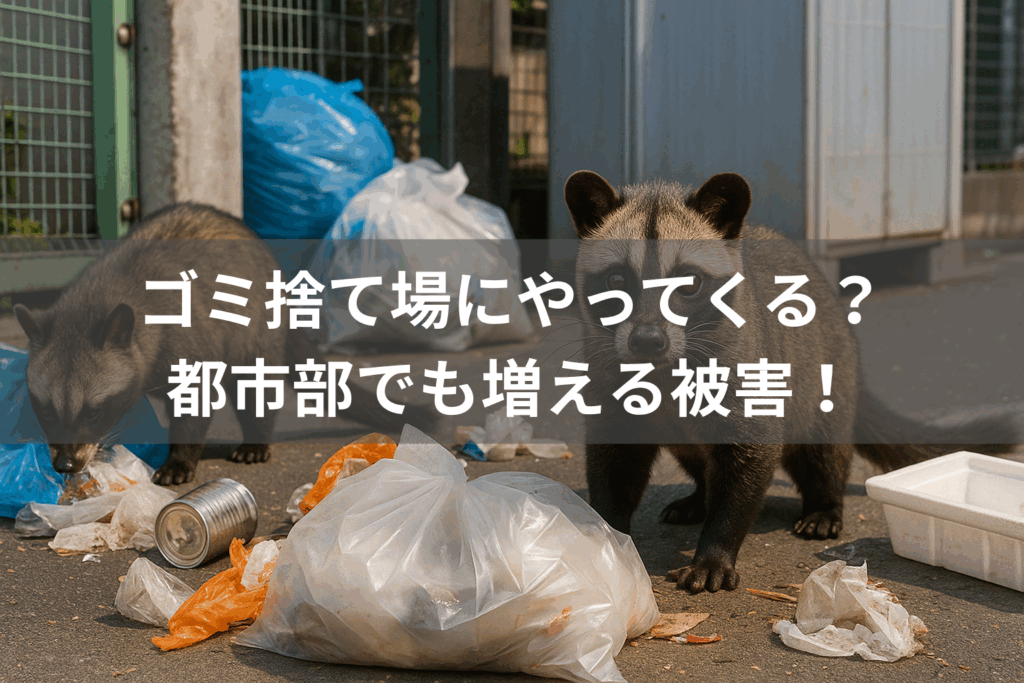 ゴミ捨て場にやってくる？都市部でも増える被害！
